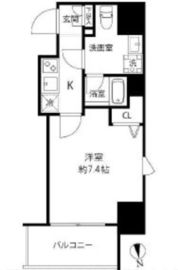 プレール・ドゥーク浅草橋 601 間取り図