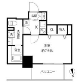 プレール・ドゥーク浅草橋 1002 間取り図