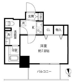 プレール・ドゥーク浅草橋 1102 間取り図