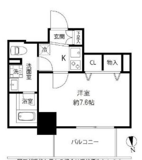 プレール・ドゥーク浅草橋 1402 間取り図