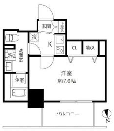 プレール・ドゥーク浅草橋 302 間取り図