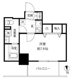 プレール・ドゥーク浅草橋 402 間取り図