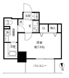 プレール・ドゥーク浅草橋 5階 間取り図