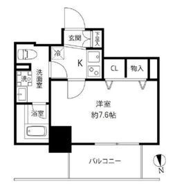 プレール・ドゥーク浅草橋 802 間取り図