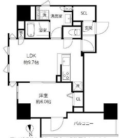 プレール・ドゥーク浅草橋 203 間取り図