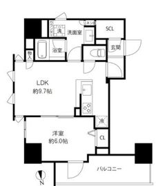 プレール・ドゥーク浅草橋 803 間取り図