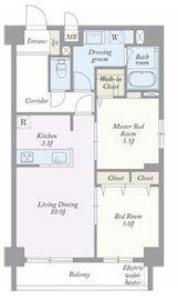 築地MKハウス 203 間取り図