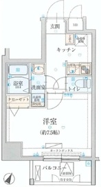 リヴシティ一番町 5階 間取り図