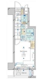 コンシェリア新橋マスターズヴィラ 2階 間取り図