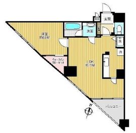 リシェ広尾 11階 間取り図