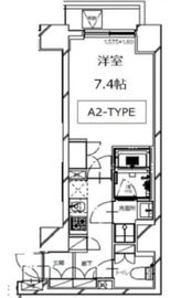 S-RESIDENCE月島 (エスレジデンス月島) 401 間取り図