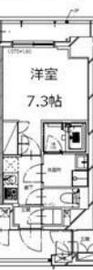 S-RESIDENCE月島 (エスレジデンス月島) 202 間取り図