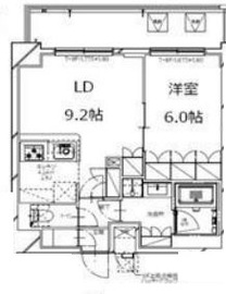 S-RESIDENCE月島 (エスレジデンス月島) 803 間取り図