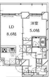 S-RESIDENCE月島 (エスレジデンス月島) 701 間取り図