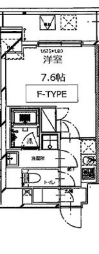 S-RESIDENCE月島 (エスレジデンス月島) 602 間取り図