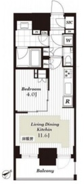 オープンレジデンシア日本橋横山町 3階 間取り図