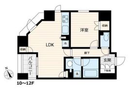 ボルト銀座レジデンス2 1202 間取り図