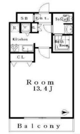 コンシェリア西新宿タワーズウエスト 20階 間取り図