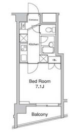 プラウドフラット代々木上原 204 間取り図