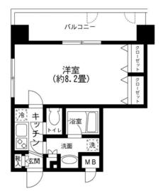 プライムアーバン田町 705 間取り図