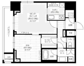 グランドコンシェルジュ六本木 19階 間取り図