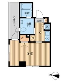 エスティメゾン武蔵小山 204 間取り図