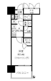 フォンテーヌ芝浦 1006 間取り図