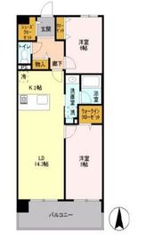 ロイヤルパークス梅島 317 間取り図