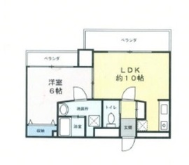 日本橋浜町Fタワー 20階 間取り図