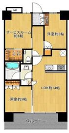 浅草タワー 29階 間取り図