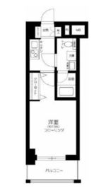 プレミアムキューブ三田 8階 間取り図