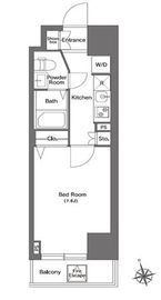 エルスタンザ浅草 401 間取り図