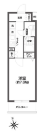 エルスタンザ浅草 302 間取り図