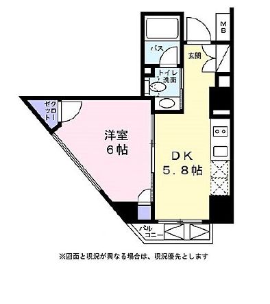 ベルファース麻布十番 303 間取り図