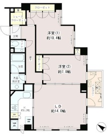 フェアステージ広尾 201 間取り図