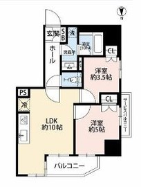 プレール・ドゥーク菊川駅前 10階 間取り図