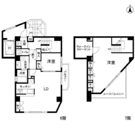 フォレシティ島津山 601 間取り図