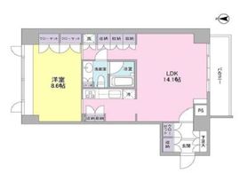 エルフレア駒沢 501 間取り図