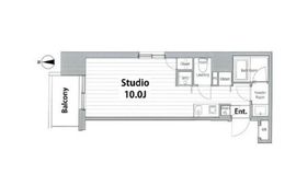 ラナイグレース芝公園 203 間取り図