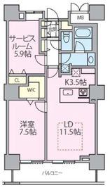 ロイヤルパークスタワー南千住 1914 間取り図