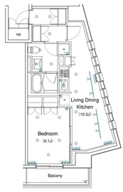 ブリリアイスト銀座東 205 間取り図