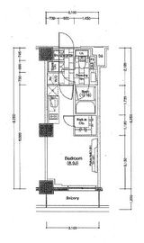 ザ・パークハビオ新宿 117 間取り図