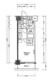 ザ・パークハビオ新宿 101 間取り図