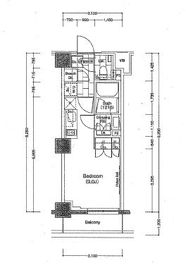 ザ・パークハビオ新宿 119 間取り図