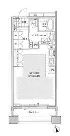 パークフラッツ銀座イースト 704 間取り図