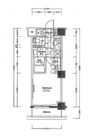 ザ・パークハビオ新宿 116 間取り図