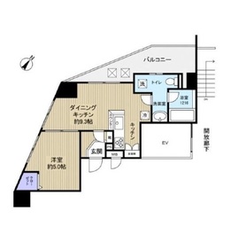 カインドステージ高輪台 2階 間取り図