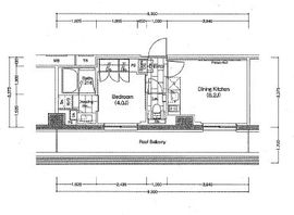 ザ・パークハビオ新宿 625 間取り図