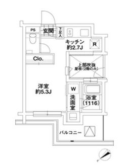 エルスタンザ代々木 310 間取り図