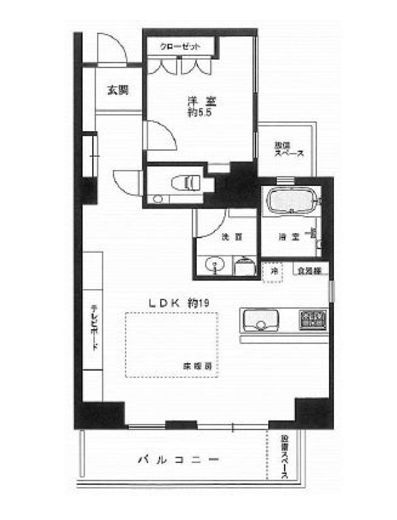 グランドメゾン恵比寿の杜 7階 間取り図